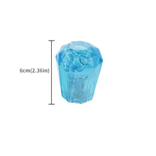 Load image into Gallery viewer, Brand New JDM Universal Diamond Crystal VIP Style Manual Shifter Shift Knob 60MM Blue