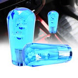 Brand New JDM Universal Diamond Crystal VIP Style Manual Shifter Shift Knob 100MM Blue