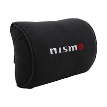 Load image into Gallery viewer, Brand New 2PCS JDM Nismo Black Fabric Material Car Neck Headrest Pillow Fabric Racing Seat