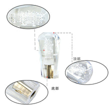 Load image into Gallery viewer, Brand New JDM Universal Diamond Crystal VIP Style Manual Shifter Shift Knob 100MM Clear