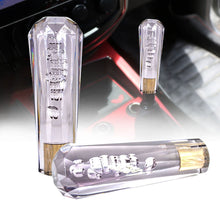 Load image into Gallery viewer, Brand New JDM Universal Diamond Crystal VIP Style Manual Shifter Shift Knob 150MM Black