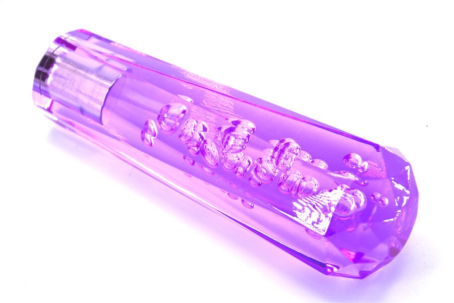 Brand New JDM Universal Diamond Crystal VIP Style Manual Shifter Shift Knob 150MM Purple