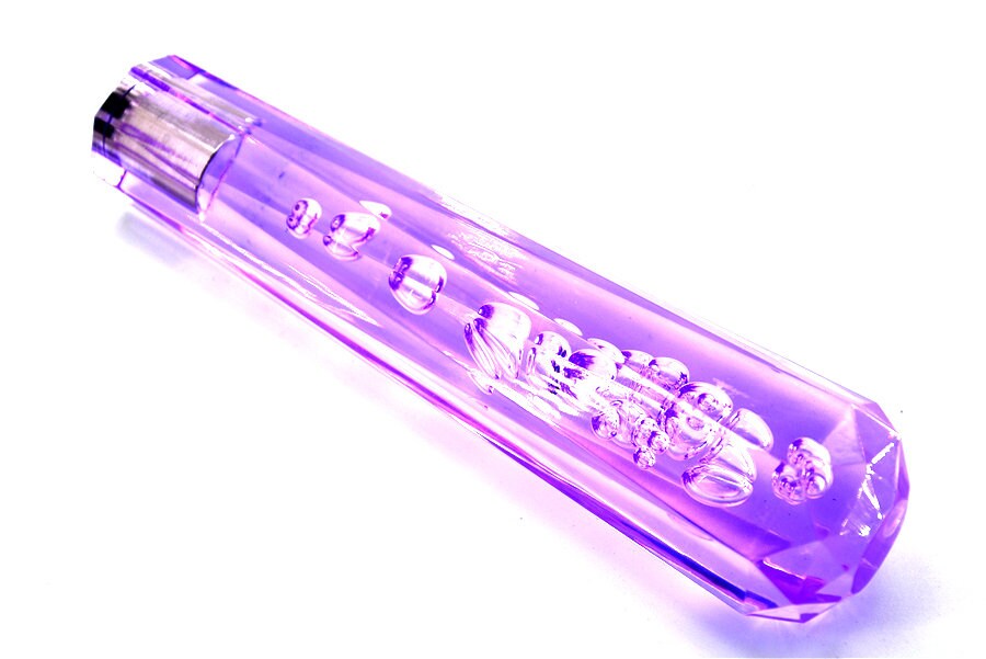 Brand New JDM Universal Diamond Crystal VIP Style Manual Shifter Shift Knob 200MM Purple