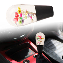 Load image into Gallery viewer, Brand New Universal JDM Black Crystal Real Flowers Head Manual Car Gear Shift Knob shifter M8 M10 M12