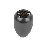 Brand New JDM Universal Ralliart Carbon Fiber Sticker Aluminum Manual Gear Stick Black Shift Knob Shifter M8 M10 M12