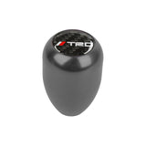 Brand New JDM Universal TRD Carbon Fiber Sticker Aluminum Manual Gear Stick Black Shift Knob Shifter M8 M10 M12