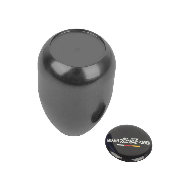 Brand New JDM Universal Mugen Black Sticker Aluminum Manual Gear Stick Black Shift Knob Shifter M8 M10 M12