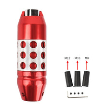 Load image into Gallery viewer, Brand New Universal Red Aluminum Universal Automatic AT Transmission Car Racing Gear Shift Knob Lever Shifter M8 M10 M12