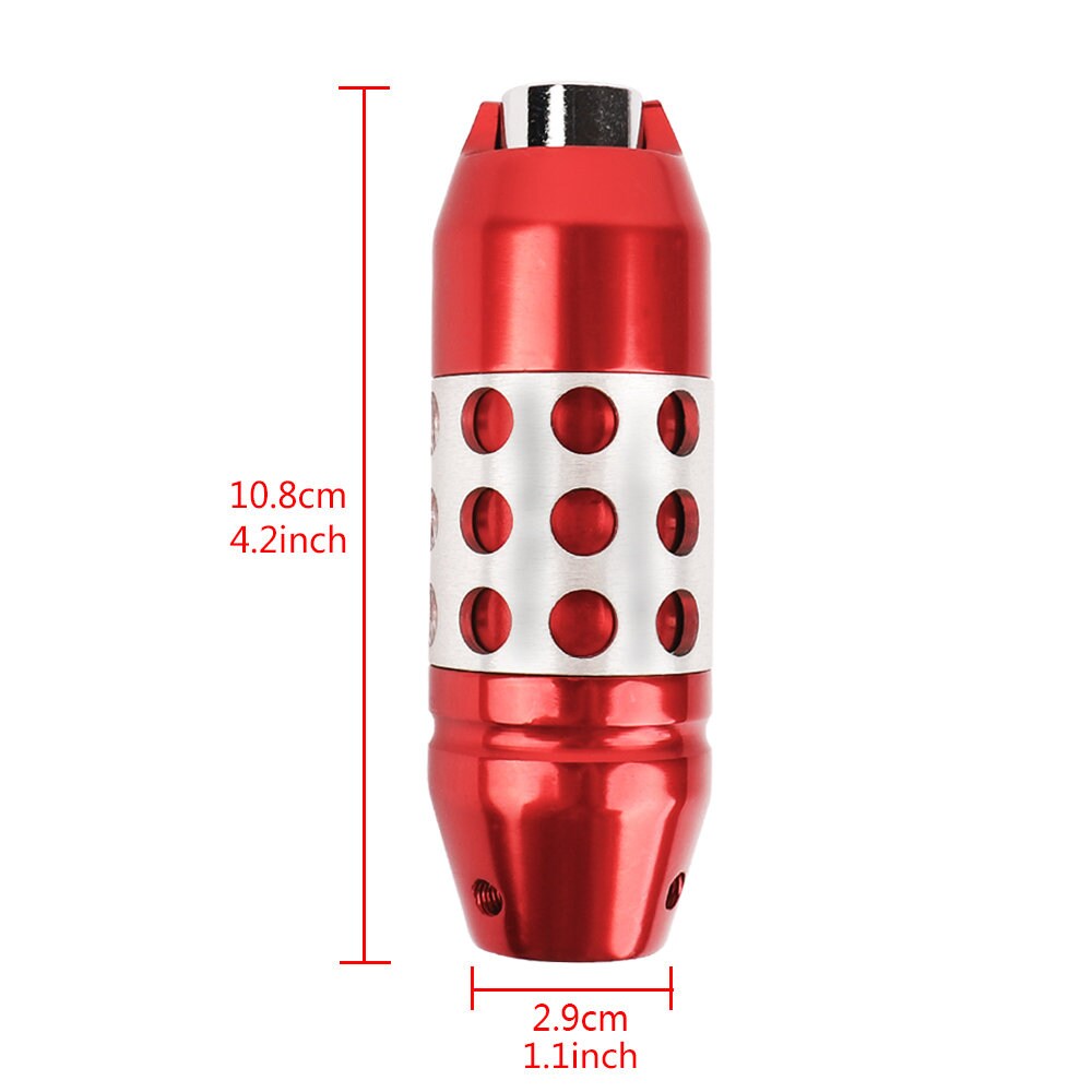 Brand New Universal Red Aluminum Universal Automatic AT Transmission Car Racing Gear Shift Knob Lever Shifter M8 M10 M12