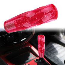 Load image into Gallery viewer, Brand New Universal VIP 150mm Transparent Manual Red Twist Crystal Bubble Racing Gear Shift Knob M8 M10 M12