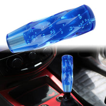 Load image into Gallery viewer, Brand New Universal VIP 150mm Transparent Manual Blue Twist Crystal Bubble Racing Gear Shift Knob M8 M10 M12