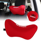 Brand New 1PCS Bride Red Car Neck Headrest Pillow Cloth Racing MEMORY FOAM