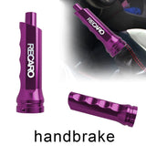 Brand New 1PCS Recaro Purple Aluminum Car Handle Hand Brake Sleeve Universal Cover For Universal