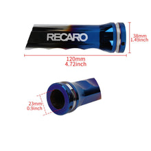 Load image into Gallery viewer, Brand New 1PCS Recaro Burnt Blue Aluminum Car Handle Hand Brake Sleeve Universal Cover For Universal