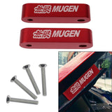 Brand New 2PCS New Red Mugen JDM Hood Vent Spacer Risers JDM 90-01 Integra / 88-15 Honda Civic / 16-21 Honda Civic