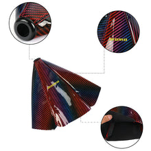 Load image into Gallery viewer, Brand New Universal Momo Neo-Chrome Carbon Fiber Leather PVC Style Stitch Leather Gear Manual Shifter Shift Knob Boot