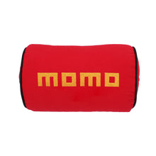 Load image into Gallery viewer, Brand New 1PCS JDM Momo Red Fabric Material Car Neck Headrest Pillow Fabric Racing Seat