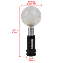 Load image into Gallery viewer, Brand New Universal Crystal Bubble Clear Round Ball Automatic Transmission Shift Knob W/ MOMO Adapter