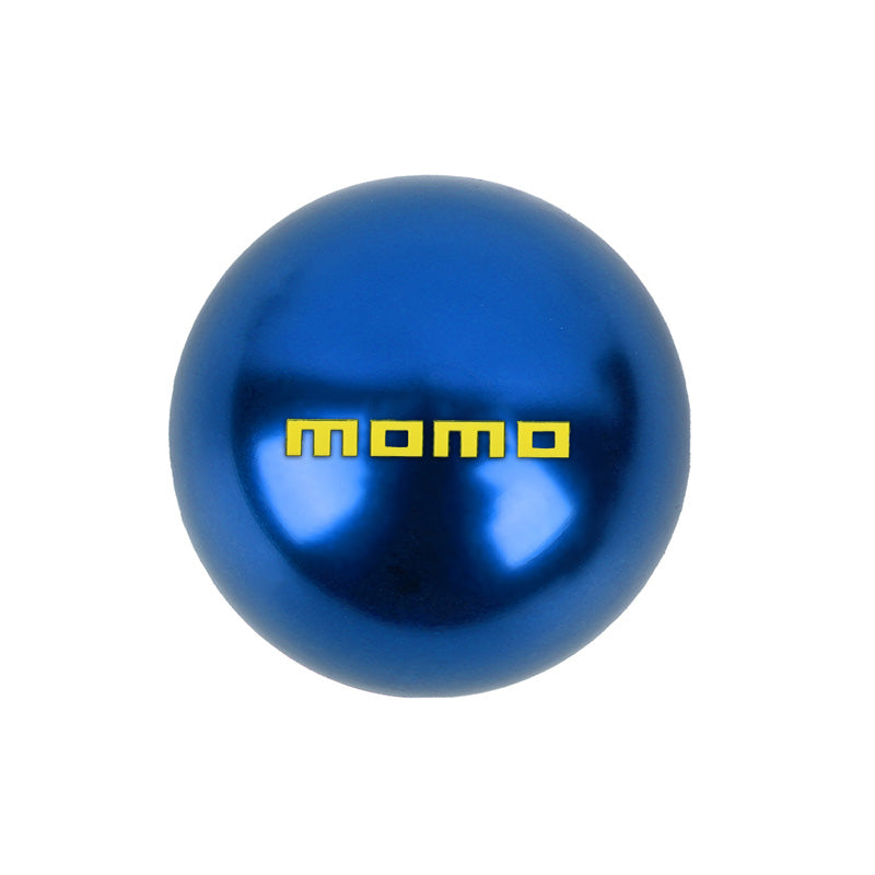 BRAND NEW UNIVERSAL MOMO JDM Aluminum Blue Round Ball Manual Gear Stick Shift Knob Universal M8 M10 M12