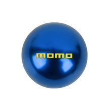 Load image into Gallery viewer, BRAND NEW UNIVERSAL MOMO JDM Aluminum Blue Round Ball Manual Gear Stick Shift Knob Universal M8 M10 M12