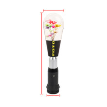 Load image into Gallery viewer, Brand New Universal JDM Momo Black Crystal Real Flowers Head Automatic Car Gear Shift Knob shifter