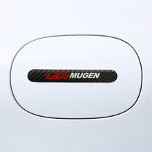 Load image into Gallery viewer, Brand New 8PCS Mugen Real Carbon Fiber Black Car Trunk Side Fenders Door Badge Scratch Guard Sticker