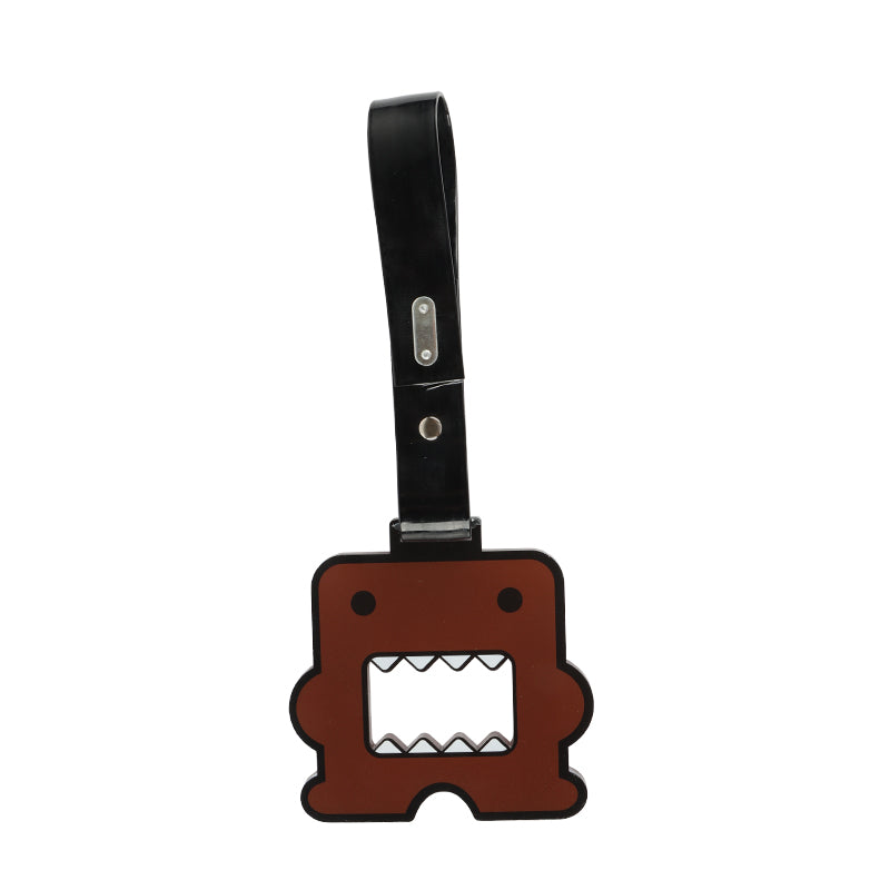 Brand New Domo Brown JDM TSURIKAWA Subway Bus Black Handle Strap Charm Drift