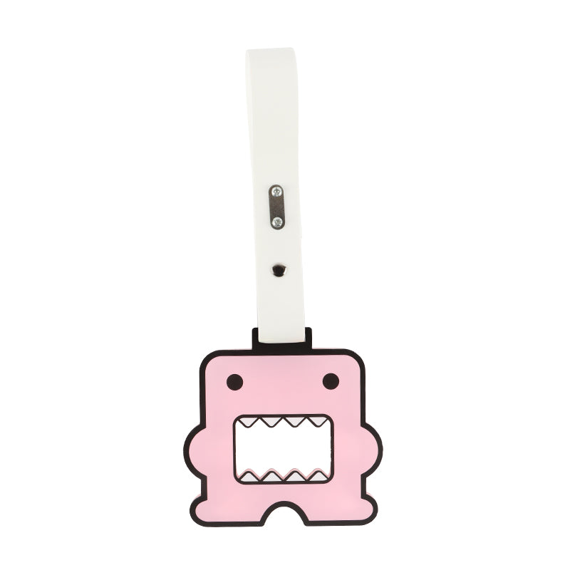 Brand New Domo Pink JDM TSURIKAWA Subway Bus White Handle Strap Charm Drift