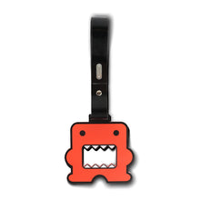 Load image into Gallery viewer, Brand New Domo Orange JDM TSURIKAWA Subway Bus Black Handle Strap Charm Drift