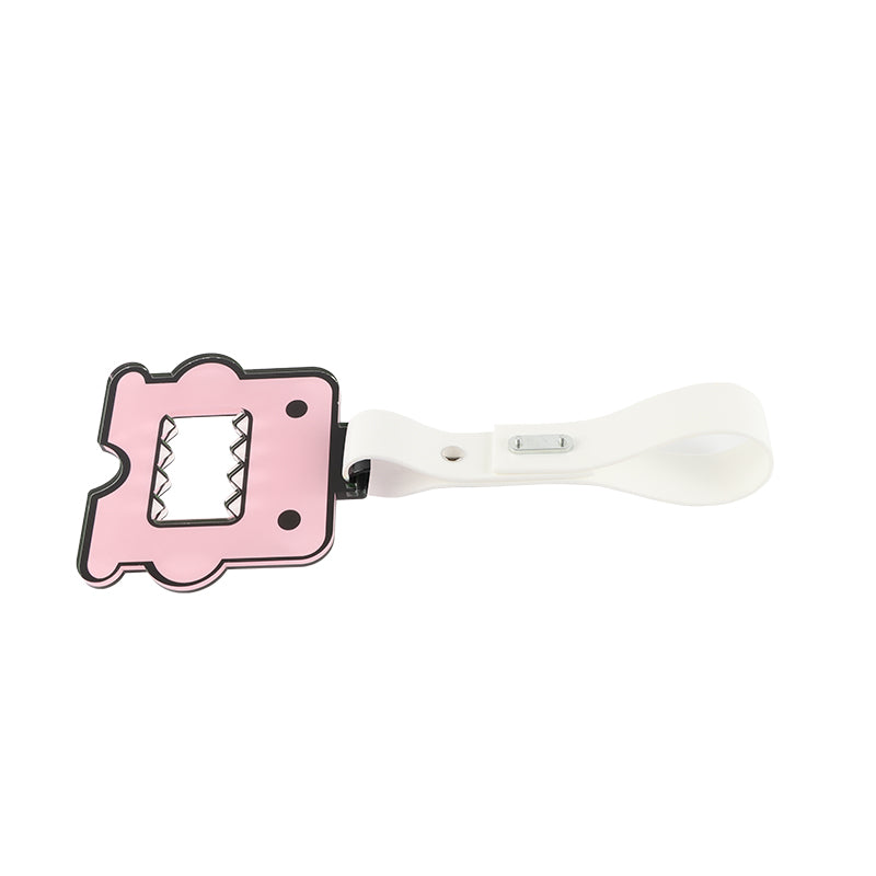 Brand New Domo Pink JDM TSURIKAWA Subway Bus White Handle Strap Charm Drift