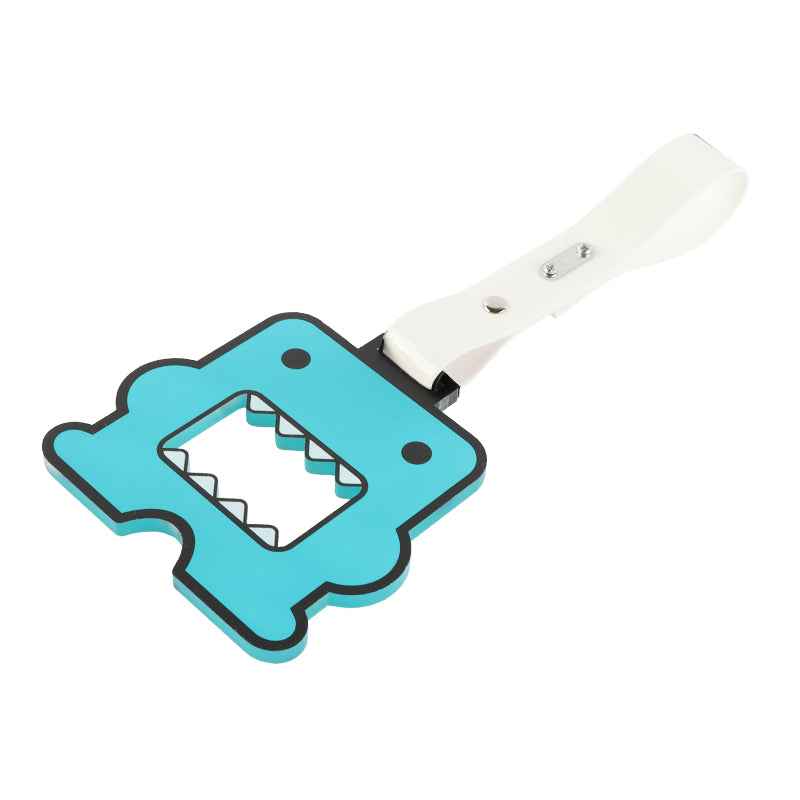 Brand New Domo Teal JDM TSURIKAWA Subway Bus White Handle Strap Charm Drift