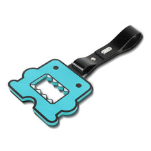 Load image into Gallery viewer, Brand New Domo Teal JDM TSURIKAWA Subway Bus Black Handle Strap Charm Drift