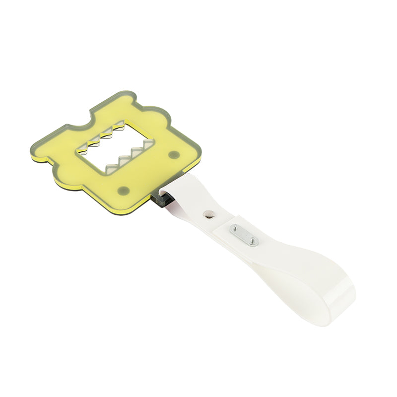 Brand New Domo Yellow JDM TSURIKAWA Subway Bus White Handle Strap Charm Drift