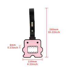 Load image into Gallery viewer, Brand New Domo Pink JDM TSURIKAWA Subway Bus Black Handle Strap Charm Drift