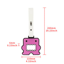 Load image into Gallery viewer, Brand New Domo Purple JDM TSURIKAWA Subway Bus White Handle Strap Charm Drift