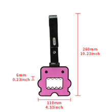 Load image into Gallery viewer, Brand New Domo Purple JDM TSURIKAWA Subway Bus Black Handle Strap Charm Drift