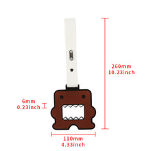 Load image into Gallery viewer, Brand New Domo Brown JDM TSURIKAWA Subway Bus White Handle Strap Charm Drift