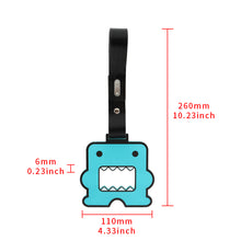 Load image into Gallery viewer, Brand New Domo Teal JDM TSURIKAWA Subway Bus Black Handle Strap Charm Drift