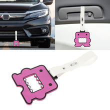 Load image into Gallery viewer, Brand New Domo Purple JDM TSURIKAWA Subway Bus White Handle Strap Charm Drift