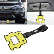 Load image into Gallery viewer, Brand New Domo Yellow JDM TSURIKAWA Subway Bus Black Handle Strap Charm Drift