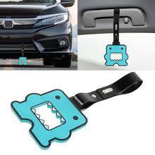 Load image into Gallery viewer, Brand New Domo Teal JDM TSURIKAWA Subway Bus Black Handle Strap Charm Drift