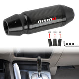 Brand New Nismo Universal Real Carbon Fiber Black Aluminum Automatic Transmission Racing Gear Shift Knob