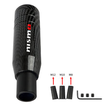 Load image into Gallery viewer, Brand New Universal JDM 13CM Nismo Aluminum Carbon Fiber Style Automatic Gear Stick Shift Knob Lever Shifter