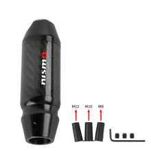Load image into Gallery viewer, Brand New Nismo Universal Real Carbon Fiber Black Aluminum Automatic Transmission Racing Gear Shift Knob