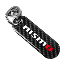 Load image into Gallery viewer, Brand New Universal 100% Real Carbon Fiber Keychain Key Ring For Nismo