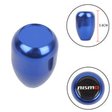 Brand New JDM Universal Nismo Black Sticker Aluminum Manual Gear Stick Blue Shift Knob Shifter M8 M10 M12