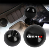 BRAND NEW UNIVERSAL NISMO JDM Aluminum Black Round Ball Manual Gear Stick Shift Knob Universal M8 M10 M12