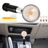 Brand New Universal JDM Dandelion Real Flowers Head Automatic Car Gear Shift Knob Shifter