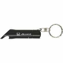 Load image into Gallery viewer, Brand New Accord Key Ring Black Keychain Flashlight Bottle Opener Authentic Officially Licensed Product