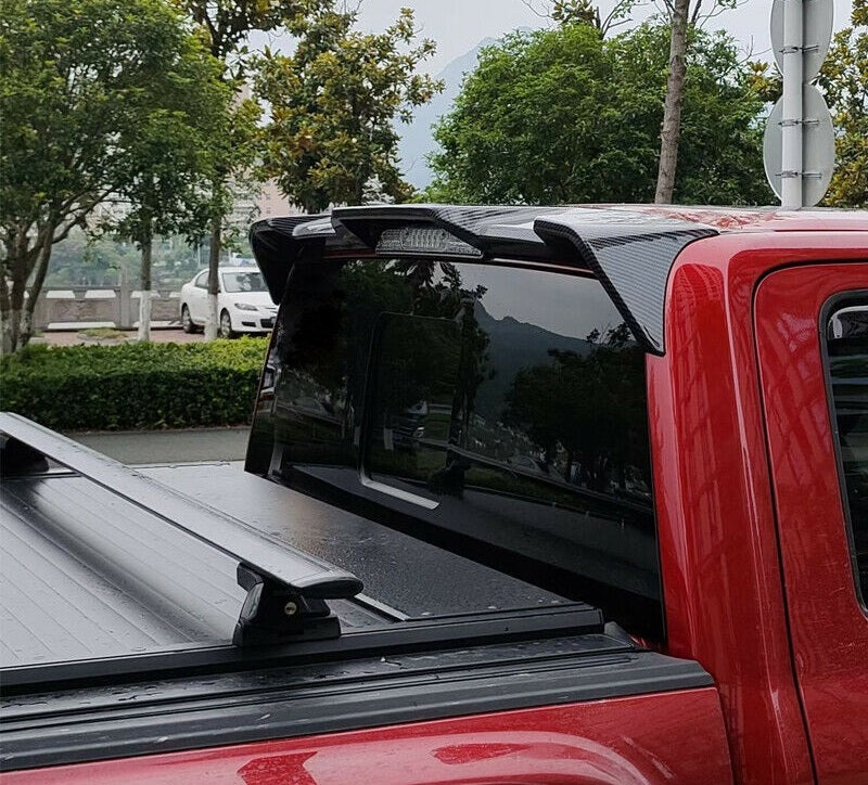 BRAND NEW 2015-2020 Ford F-150 ABS Carbon Fiber Rear Roof Spoiler Wing